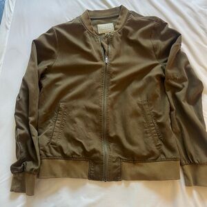 Hinge Green Bomber Jacket